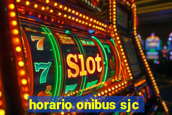 horario onibus sjc